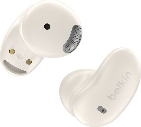 Belkin SoundForm Anywhere TWS Bluetooth Fülhallgató Headset Töltőtokban - Krém