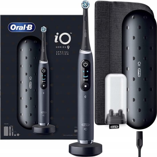 Braun Oral-B iO9 Black Limited Edition Elektromos fogkefe - Fekete