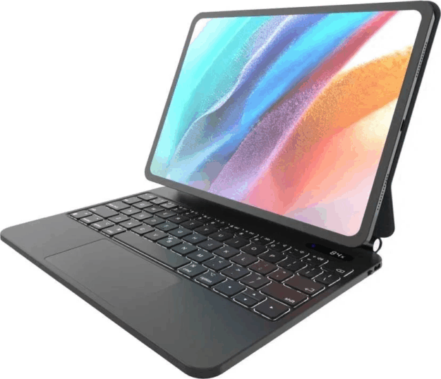 Yenkee YBK 1200 iPad 10.gen 10,9" Tablet tok billentyűzettel (Angol) - Fekete