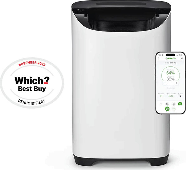 Meaco DD8L Pro Okos Párátlanító 2L / 340W - Fehér