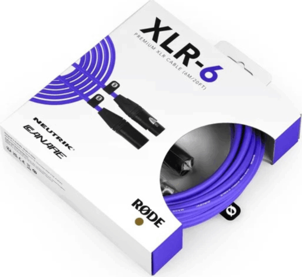 Rode Microphones PremiumXLR6M-PU XLR apa - XLR anya kábel 6m - Lila
