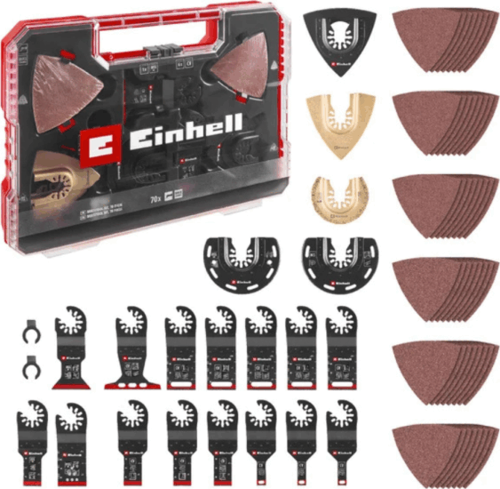 Einhell 708170 Multiszerszám készlet XXL PLUS tokban (70db / csomag)