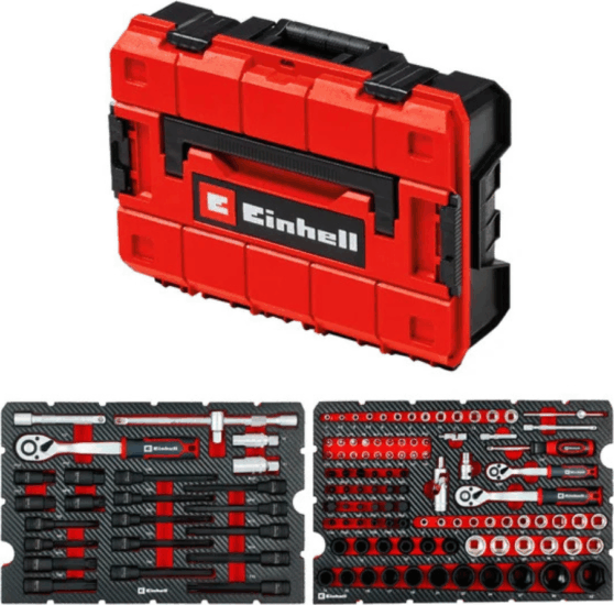 Einhell E-Case Autós szerszámkészlet kofferben (121 db / csomag)
