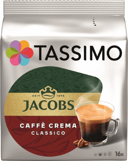 Jacobs CAFFE CREMA CLASSICO XL TASSIMO Kávé kapszula 16 db