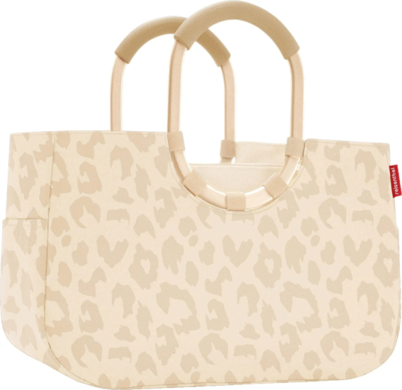 Reisenthel leo vanilla loopshopper M Bevásárlótáska - Bézs/Mintás