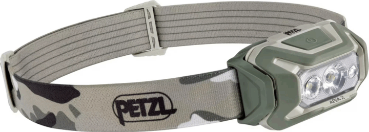 Petzl ARIA 2 Akkus RGB LED Fejlámpa 450 lumen - Terepszínű