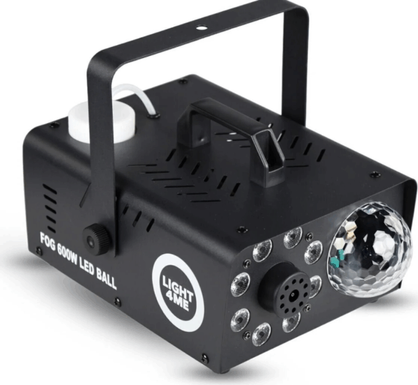 LIGHT4ME Fog 600W LED Ball Füstgép RGBWA LED világítással és diszkógömbbel