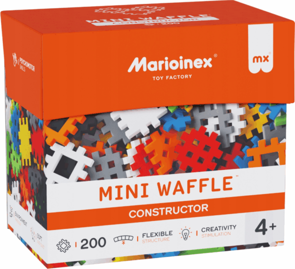 Marioinex Mini Waffle Építőkockák 200 darabos építőkészlet