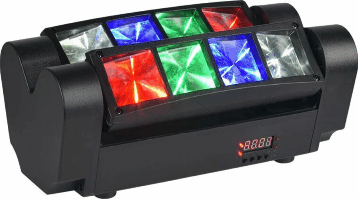 LIGHT4ME Spider MKII Turbo - 8x3W RGBW LED Party Diszkó világítás
