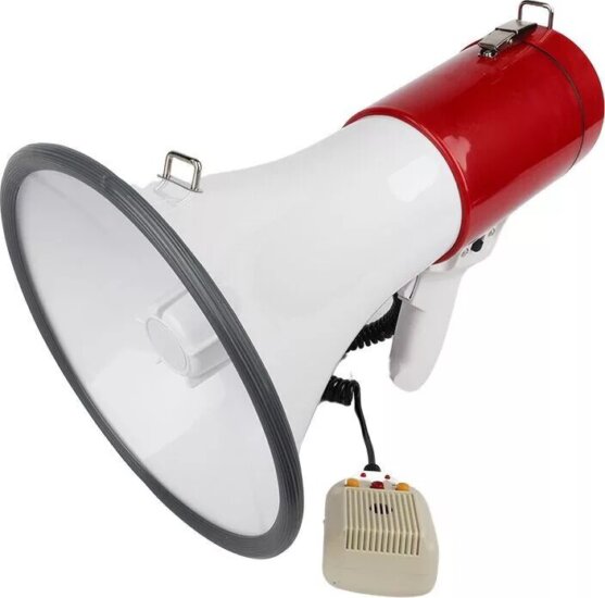 DNA Professional MEGA2 Megafon - Fehér/Piros