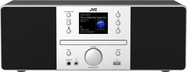 JVC RD-E874B Sztereo Bluetooth Mikro HiFi Rendszer - Fekete/Ezüst