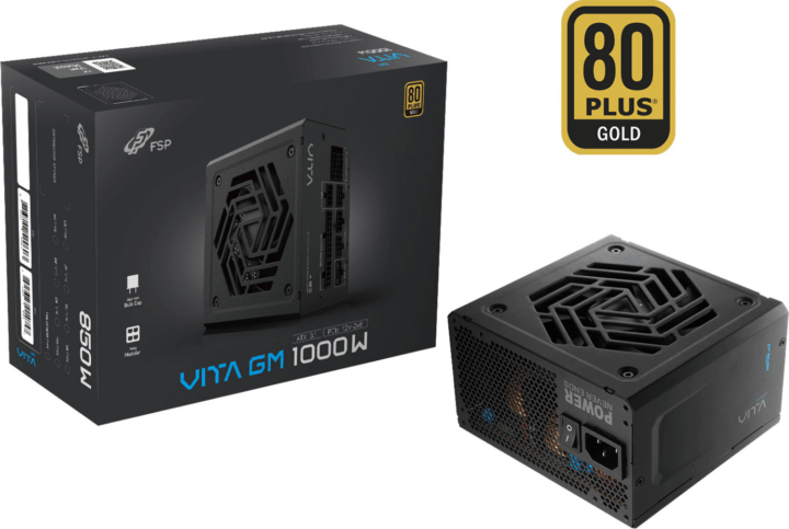 FSP 1000W VITA-1000GM 80+ Gold Moduláris Tápegység