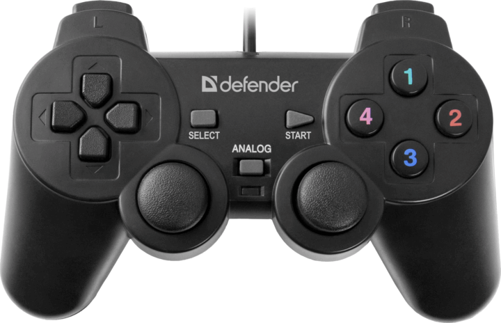 Defender Omega Vezetékes Kontroller Gamepad (PC) - Fekete