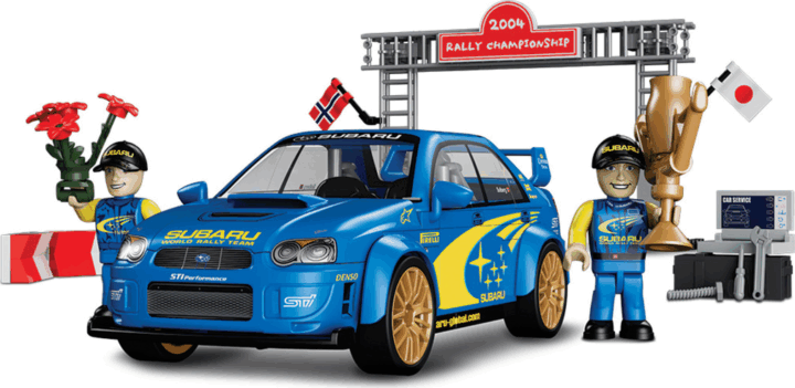 Cobi Subaru Impreza WRC 2004 206 darabos építőjáték