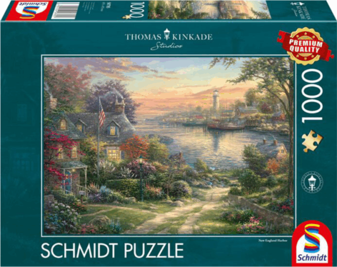 Schmidt Spiele Thomas Kinkade Studios - Port in New England 1000 darabos puzzle
