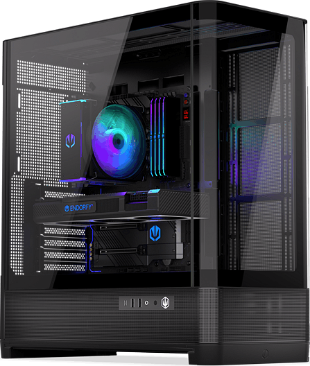 ENDORFY Aquarius 8000 Flex Midi Torony Számítógépház - Fekete