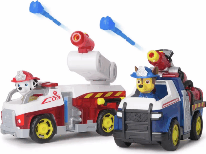 Mancs Őrjárat témájú Tűzoltó járművek figurákkal