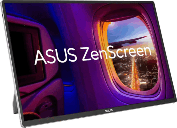 Asus 16" MQ16FC ZenScreen 16:10 WUXGA OLED Hordozható Monitor - Ezüst