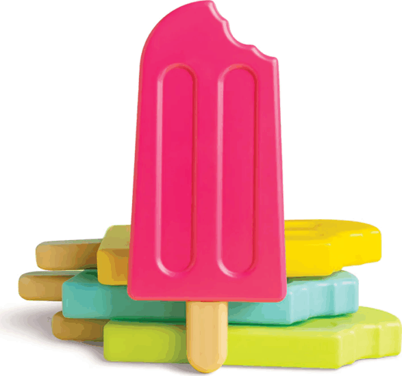 Ototo OT1516 Műanyag Jégkrém készítő készlet 4 darab - Színes