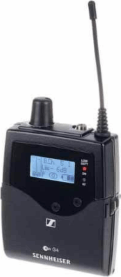Sennheiser EK IEM G4-A Testre szerelhető sztereó vevőegység 516-558 MHz - Fekete