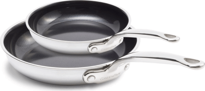 GreenPan Premiere 2 részes Serpenyő készlet 20 / 28 cm - Inox