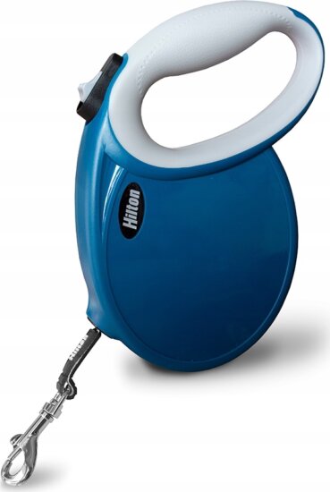 Hilton Smart L Csévélő szalagos kutya póráz 500cm - Kék / Szürke