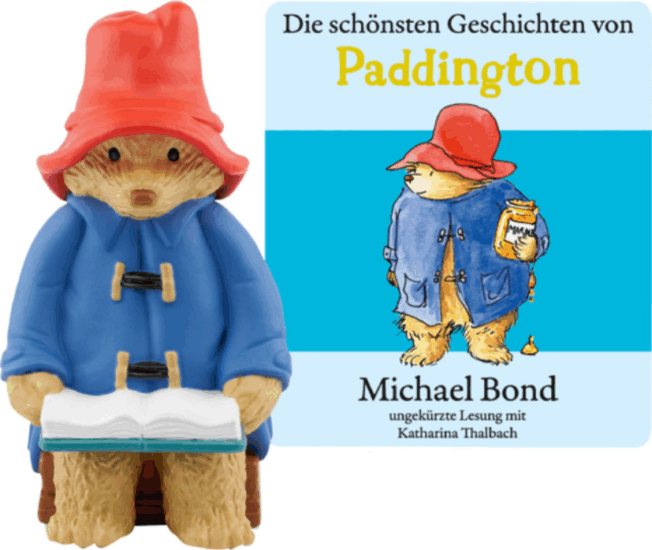 Tonies Paddington : Paddington legszebb történetei Hangoskönyv figura - Német