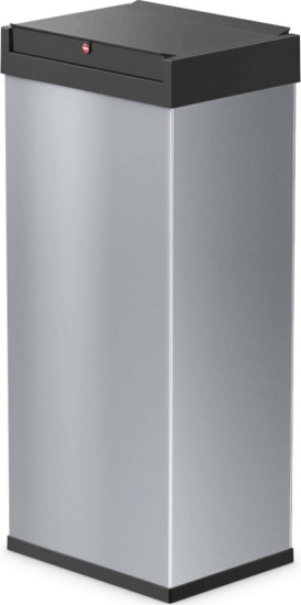 Hailo Big-Box Swing XL 52 literes önzáró fém+műanyag szemetes - Fekete/Szürke