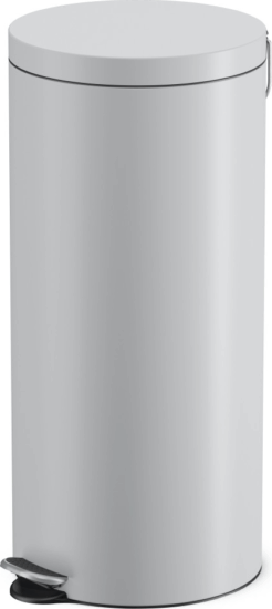 Hailo Selekta L 30 literes pedálos acél szemetes - Szürke