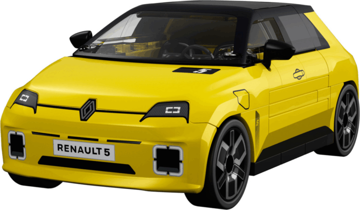Cobi 24673 Renault 5 E-Tech 78 Darabos Építőjáték - Sárga