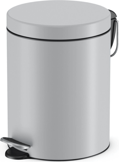 Hailo Selekta S 5 literes pedálos acél szemtes - Szürke