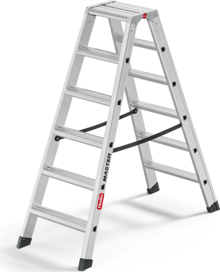 Hailo Master D100 2x6 lépcsőfokos alumínium állólétra