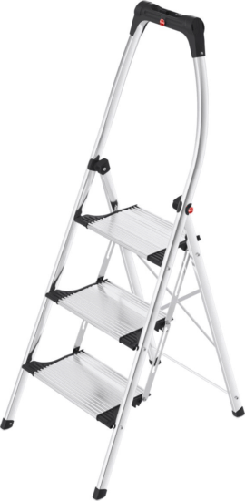 Hailo K100 TopLine 3 lépcsőfokos fellépő - Inox