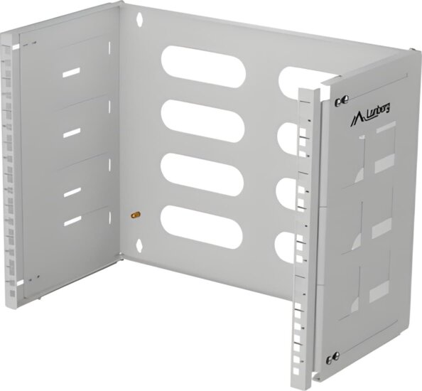 Lanberg 19" Összecsukható Fali Rack Konzol 8U 497x400/240 - Szürke Lanberg 19" Összecsukható Fali Rack Konzol 8U 497x400/240 - Szürke