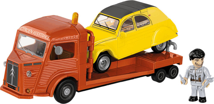 Cobi Citroen Type H autószállító és 2CV autó 278 darabos építőjáték