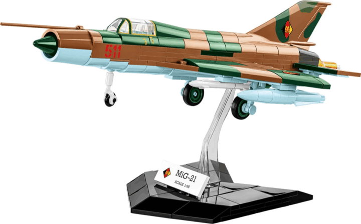Cobi MiG-21 katonai repülőgép 396 darabos műanyag makett 1:48