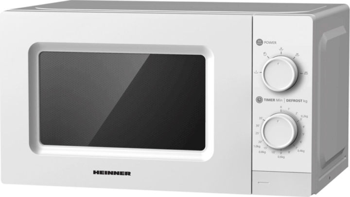 HEINNER HMW-MD20MWH Szabadonálló Mikrohullámú sütő 20L 700W - Fehér