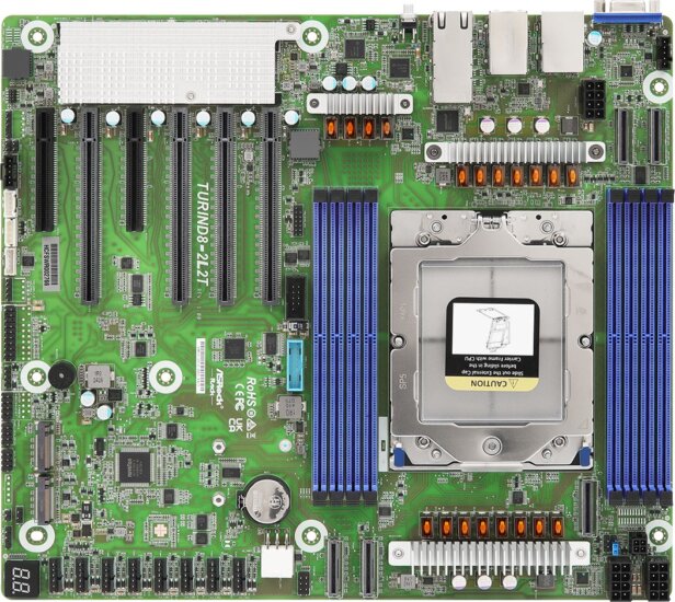 Asrock TURIND8-2L2T DDR5 AMD Socket SP5 CEB Alaplap