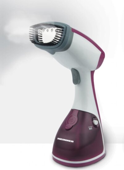 HEINNER HGS-1100PP Kézi Ruhagőzölő 1100 Watt - Bordó / Fehér