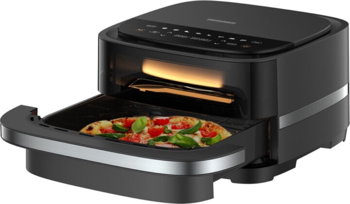 HEINNER HPAF-B4DC22BK 2in1 AirFryer Forrólevegős sütő 4L 2200 Watt - Fekete