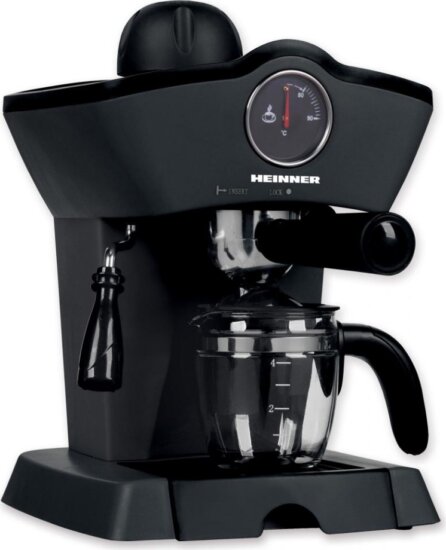 HEINNER HEM-200BK Karos eszpresszó kávéfőző 800 Watt - Fekete