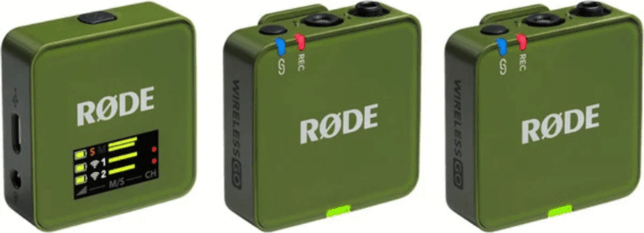 Rode GO Gen 3 csiptetős Wireless USB-C mikrofon szett - Zöld