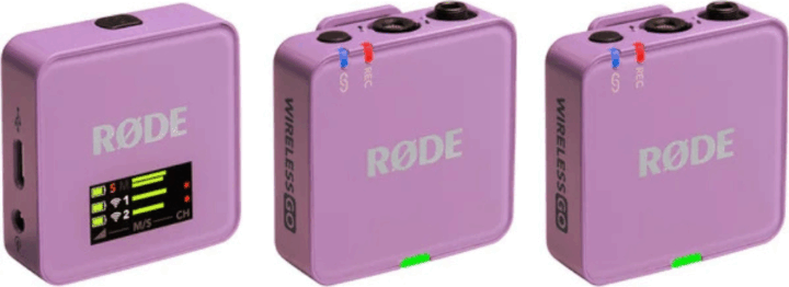 Rode GO Gen 3 csiptetős Wireless USB-C mikrofon szett - Rózsaszín