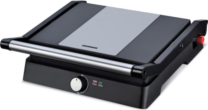 HEINNER HEPG-F2000BKSS Elektromos Asztali Grillsütő 2000 Watt - Fekete / Szürke