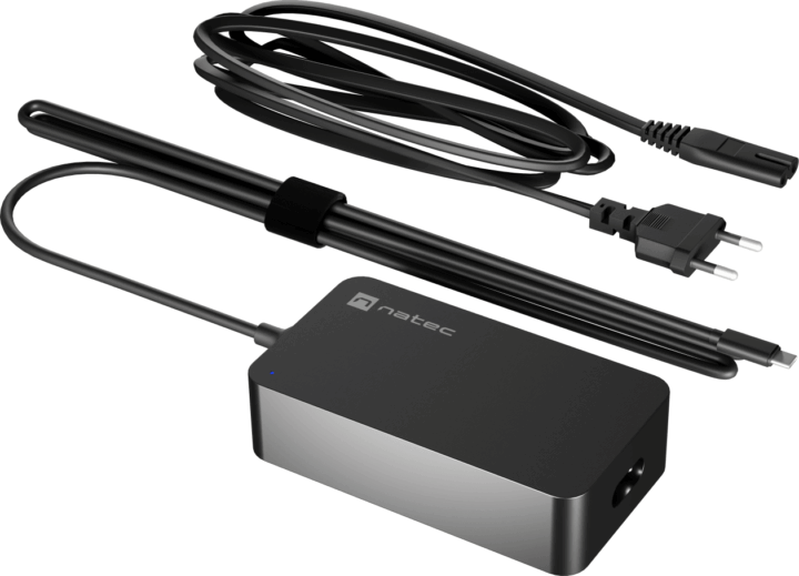 Natec NZU-2361 Grayling USB-C Notebook Töltő (65W / 5 - 20 V / 3.25A)