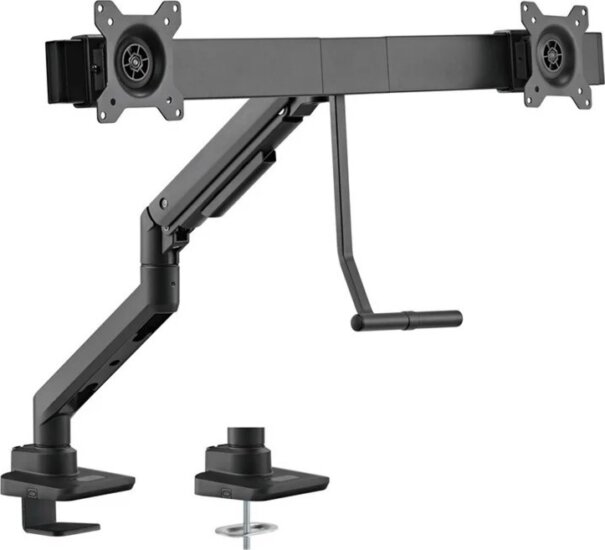 Goobay 74074 17"-32" Monitor Asztali Tartó Kar (2 kijelző)