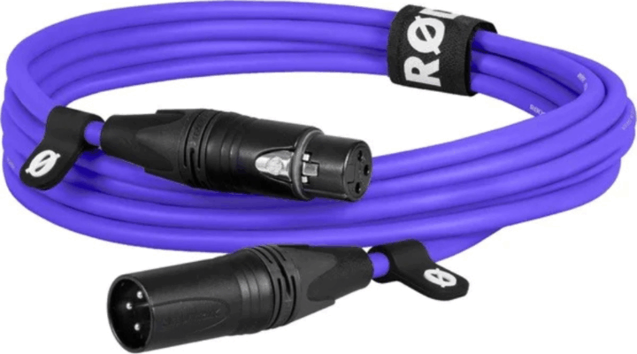 Rode Microphones Premium XLR3M-PU XLR apa - XLR anya kábel 3m - Lila Rode Microphones Premium XLR3M-PU XLR apa - XLR anya kábel 3m - Lila