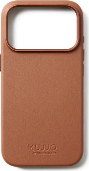 Mujjo Full Leather Case MagSafe Apple iPhone 17 Pro Bőrtok - Barna
