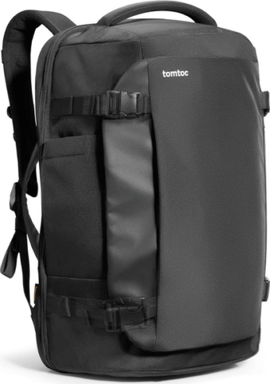 tomtoc Navigator-T66 40L 17.3" Utazó laptop hátizsák - Fekete