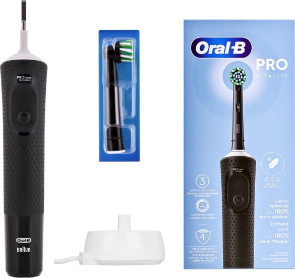 Braun Oral-B VITALITY PRO D103 Forgó-Oscilláló Elektromos Fogkefe - Fekete